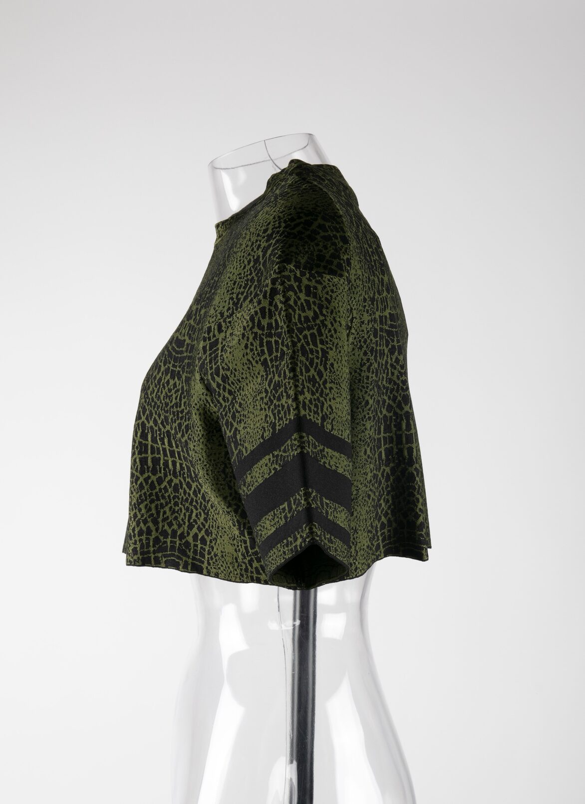 Cardigan ALAÏA BLACK/GREEN CARDIGAN
